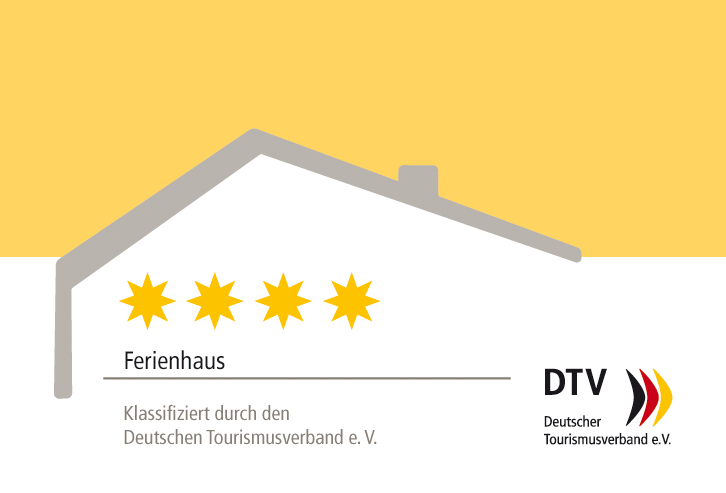 DTV Kl Schild Ferienhaus 4 Sterne